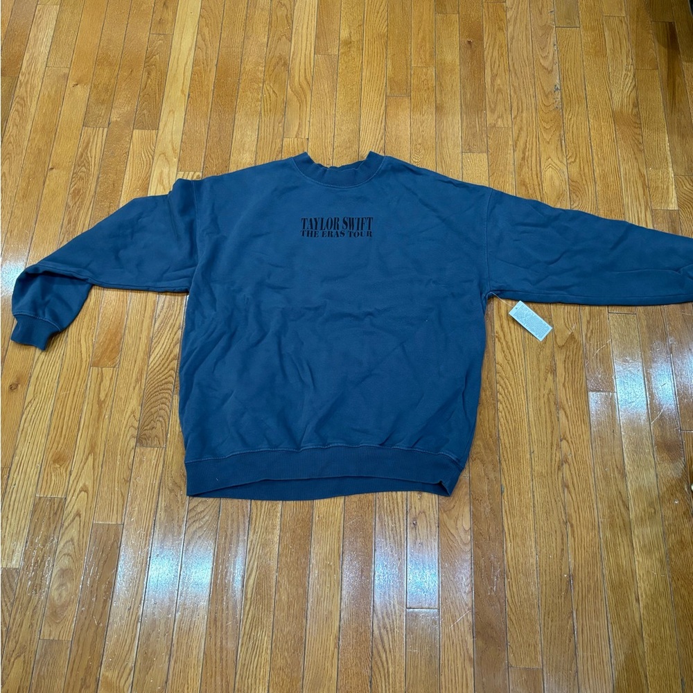 Taylor Swift Eras Tour Navy Blue Crewneck NWT!!!!!